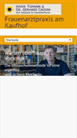 Mobile Screenshot of frauenarztpraxisamkaufhof.de